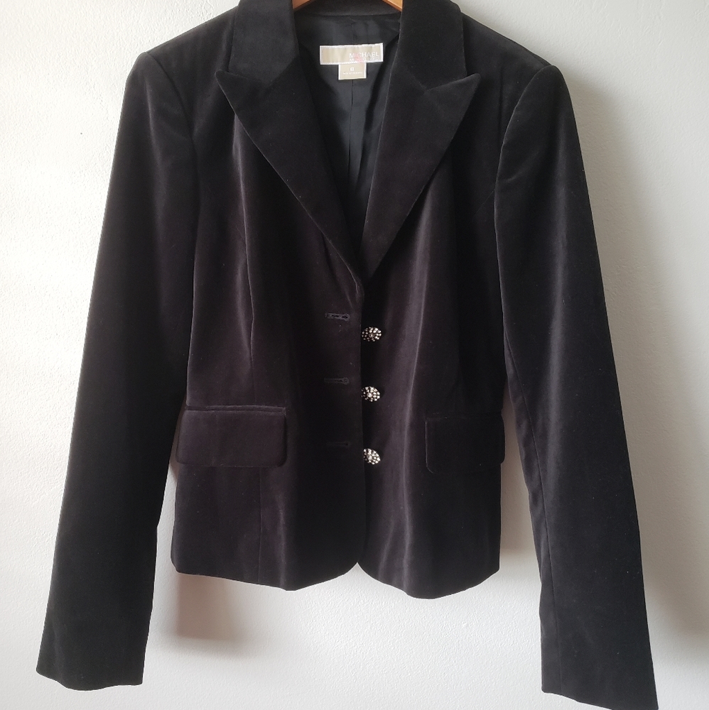 Michael Kors Black Blazer Jacket Size 8